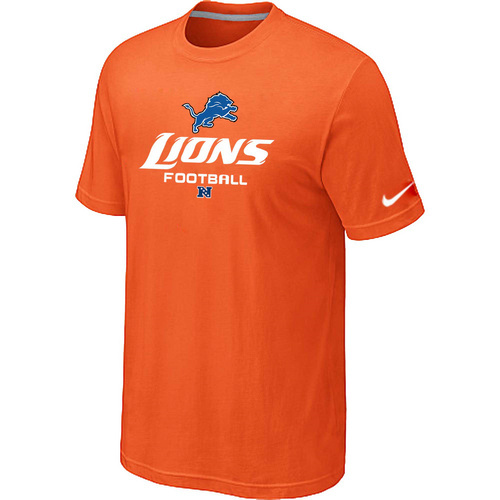 Detroit Lions Critical Victory Orange T-Shirt