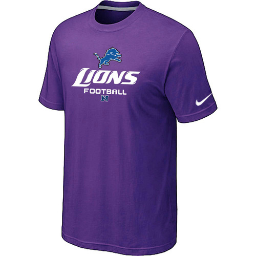 Detroit Lions Critical Victory Purple T-Shirt