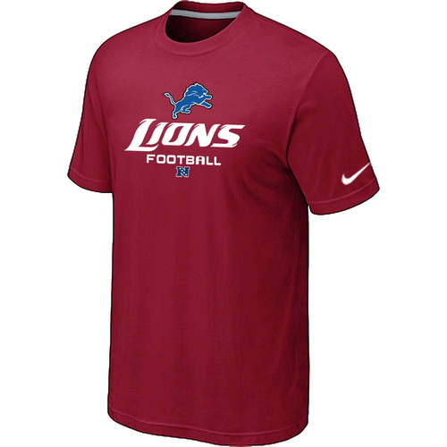 Detroit Lions Critical Victory Red T-Shirt
