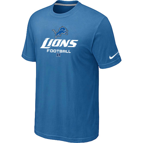 Detroit Lions Critical Victory light Blue T-Shirt