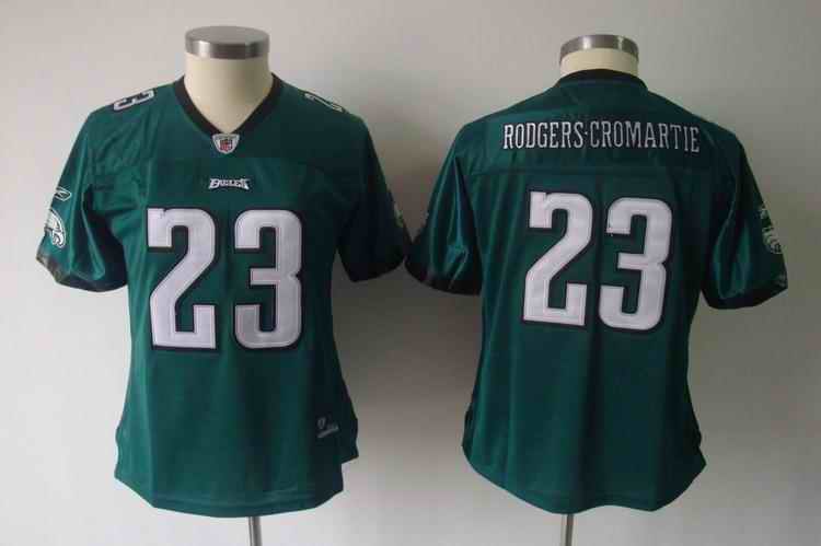 Eagles 23 Rodgers-Cromartie green team women Jerseys