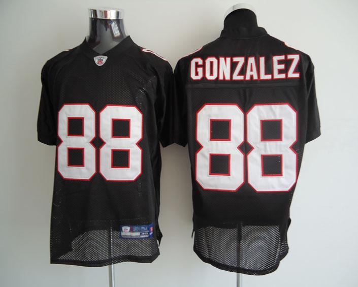Falcons 88 Gonzalez black Jerseys