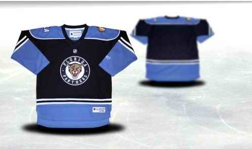 Florida Panthers Youth Customized Blue Third Jersey