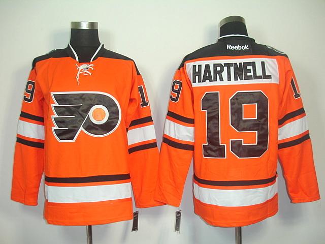 Flyers 19 Hartnell 2011 winter classic orange Jerseys