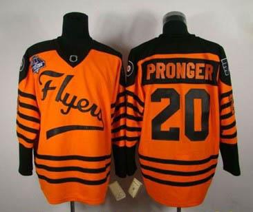 Flyers 20 Pronger 2012 winter classic orange Jerseys