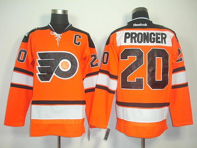Flyers 20 Pronger orange winter classic Jerseys