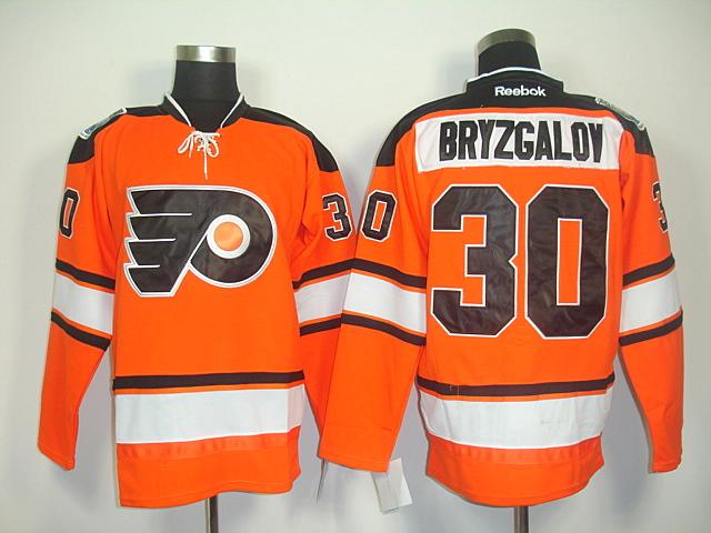 Flyers 30 Bryzgalov orange winter classic Jerseys