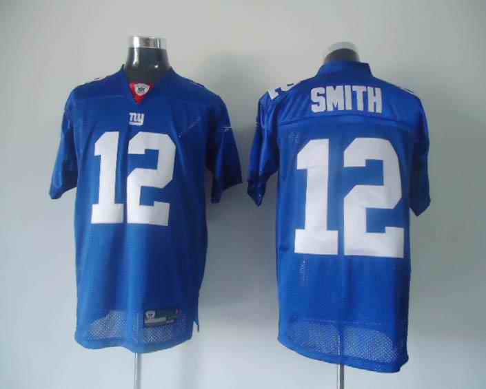 Giants 12 Steve Smith blue Jerseys