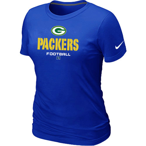 Green Bay Packers Critical Victory Women's Blue T-Shirt