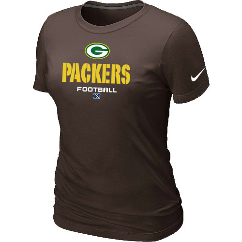 Green Bay Packers Critical Victory Women's Brown T-Shirt