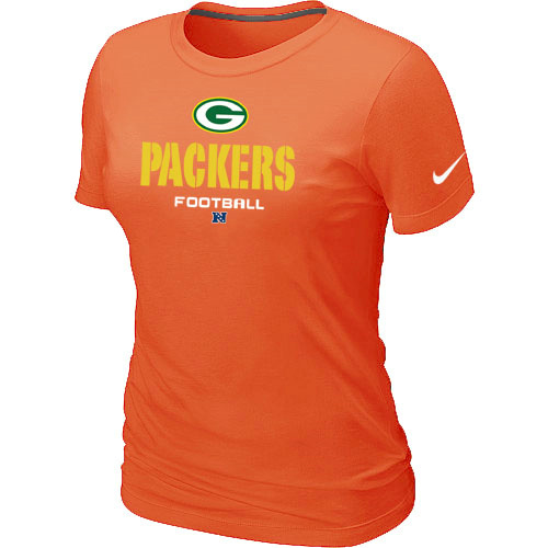 Green Bay Packers Critical Victory Women's Orange T-Shirt