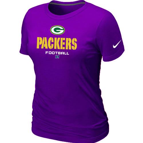 Green Bay Packers Critical Victory Women's Purple T-Shirt