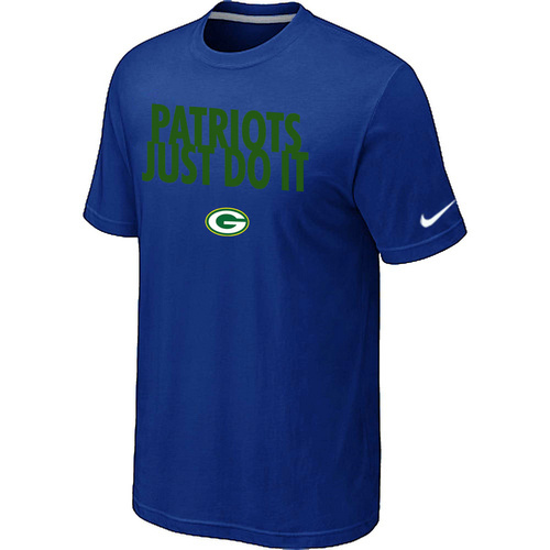 Green Bay Packers Just Do It Blue T-Shirt