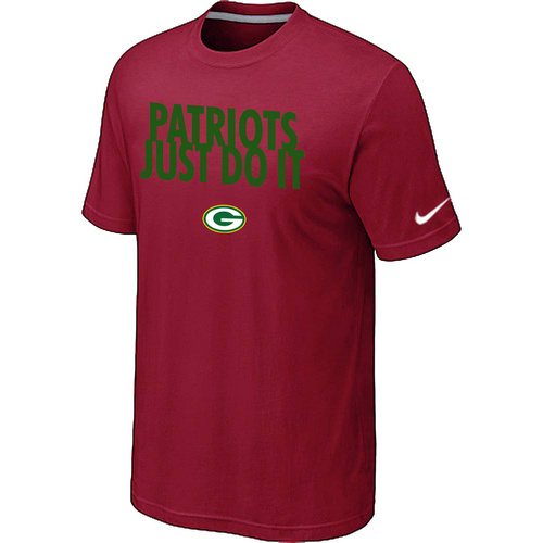 Green Bay Packers Just Do It Red T-Shirt