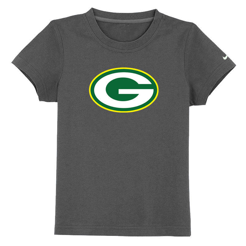 Green Bay Packers Sideline Legend Authentic Logo Youth T-Shirt D.Grey