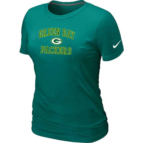 Green Bay Packers Women's Heart & Soul L.Green T-Shirt