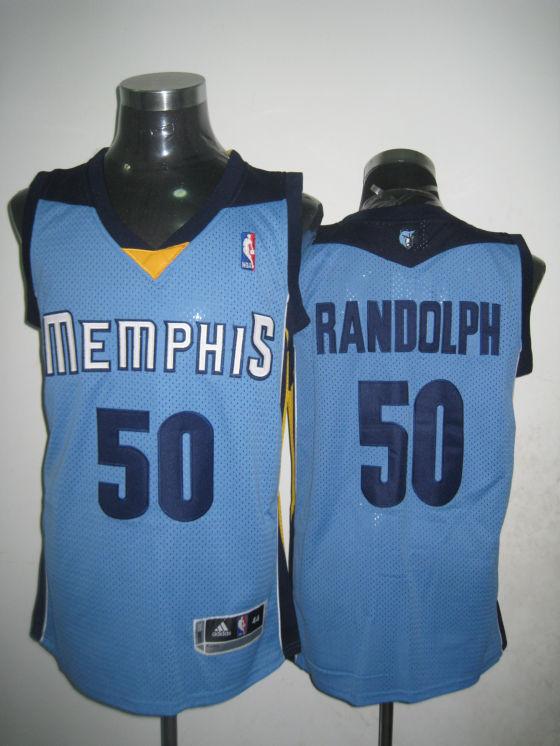 Grizzlies 50 Zach Randolph Light Blue Swingman Jersey