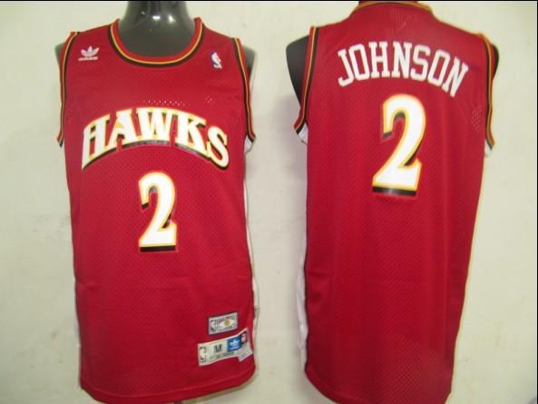 Hawks 2 Johnson Red Jerseys