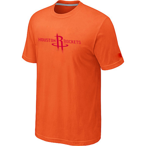 Houston Rockets adidas Primary Logo T-Shirt -Orange