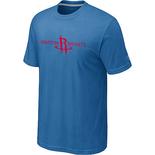 Houston Rockets adidas Primary Logo T-Shirt -light Blue