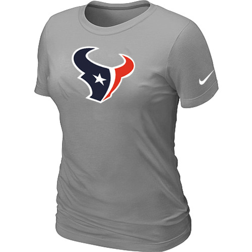 Houston Texans L.Grey Women's Logo T-Shirt