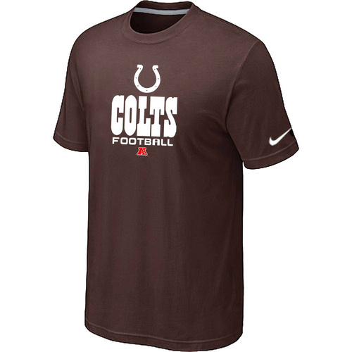 Indianapolis Colts Critical Victory Brown T-Shirt
