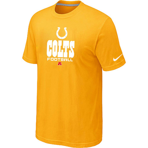 Indianapolis Colts Critical Victory Yellow T-Shirt