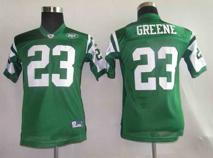 Jets 23 Greene green kids Jerseys