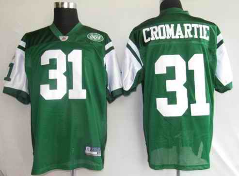Jets 31 Cromartie Green Jerseys