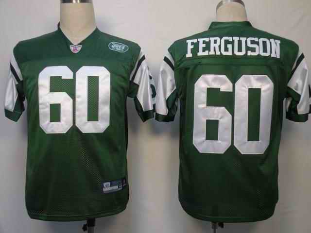 Jets 60 Ferguson green Jerseys