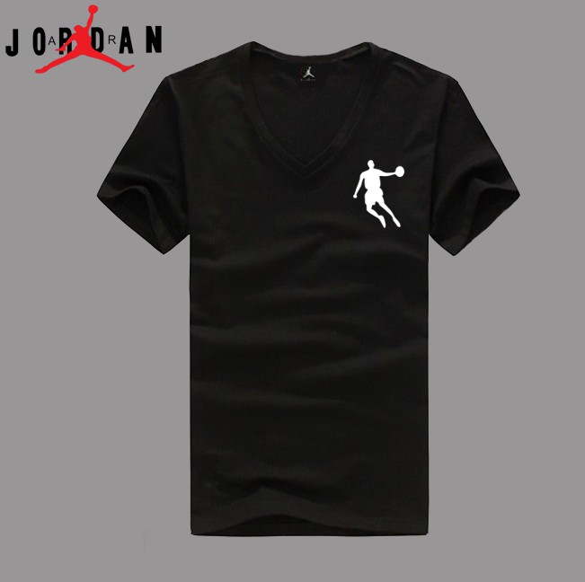 Jordan black Men T-shirt (01)