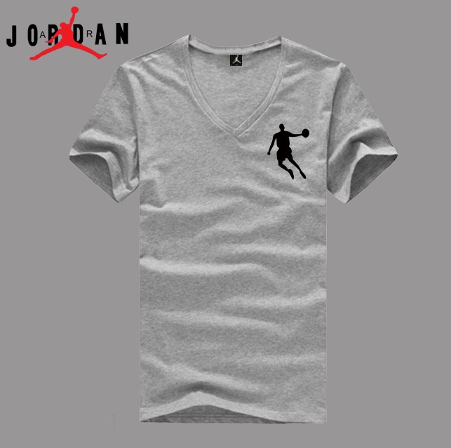 Jordan grey Men T-shirt (01)
