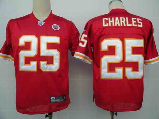 Kansas City Chiefs 25 Jamaal Charles red Jerseys