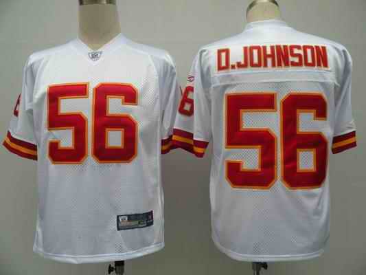 Kansas City Chiefs 56 D.JOHNSON Rwhite Jerseys