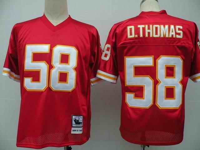 Kansas City Chiefs 58 D.Thomas red Jerseys