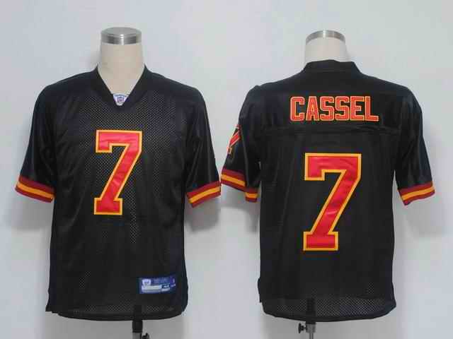 Kansas City Chiefs 7 Cassel black Jerseys