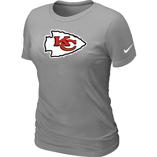 Kansas City Chiefs L.Grey Women's Logo T-Shirt