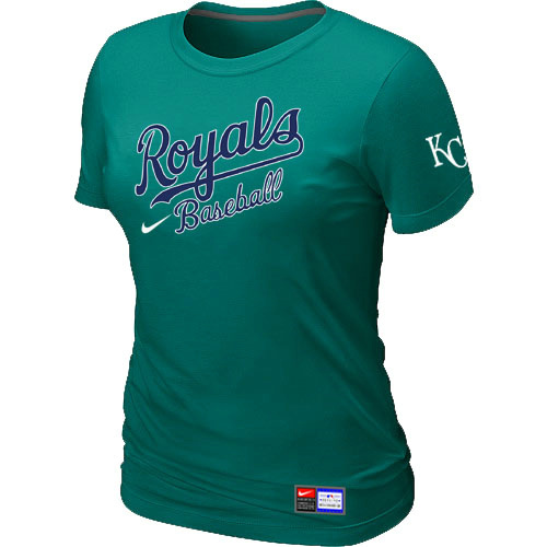 Kansas City Royals L.Green Nike Women's Short Sleeve Practice T-Shirt