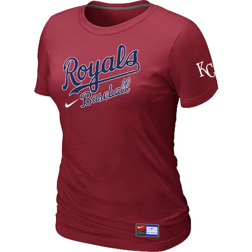 Kansas City Royals Red Nike Women's Short Sleeve Practice T-Shirt
