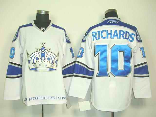 Kings 10 Richards White Jerseys