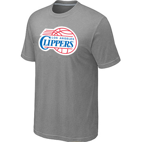 Los Angeles Clippers Big & Tall Primary Logo L.Grey T-Shirt