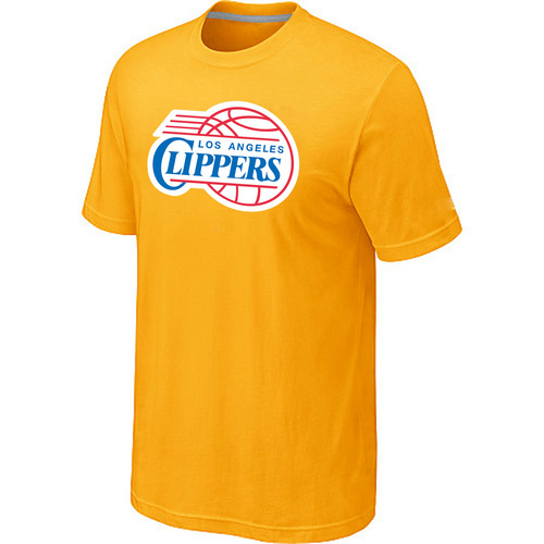 Los Angeles Clippers Big & Tall Primary Logo Yellow T-Shirt