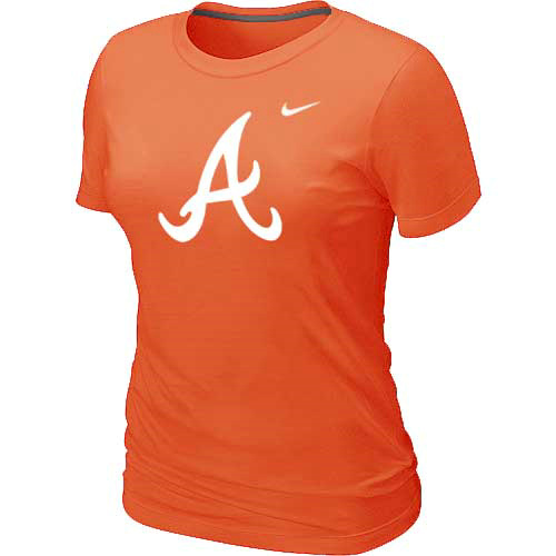 MLB Atlanta Braves Heathered Nike Orange Blended T-Shirt