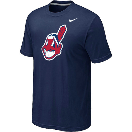 MLB Cleveland Indians Heathered Nike D.Blue Blended T-Shirt