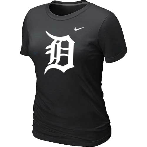 MLB Detroit Tigers Heathered Black Nike Blended T-Shirt