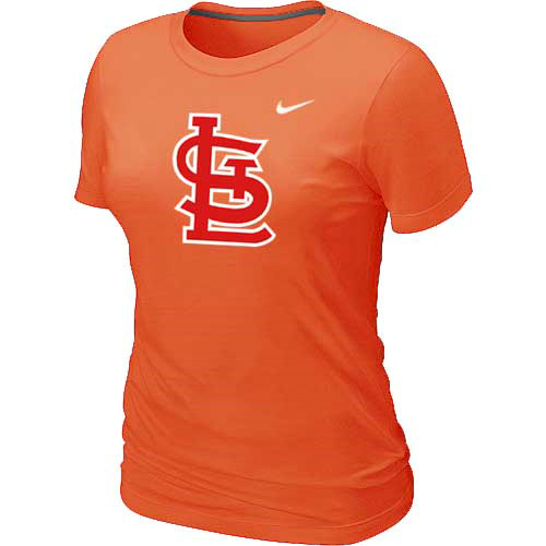 MLB St.Louis Cardinals Heathered Orange Nike Blended T-Shirt