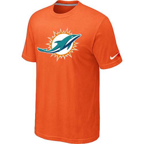 Miami Dolphins Sideline Legend logo T-Shirt Orange