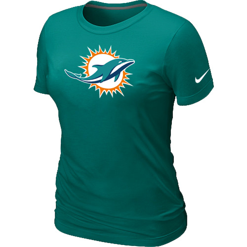 Miami Dolphins Sideline Legend logo women's T-Shirt L.Green