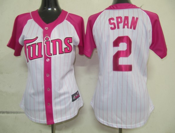 Twins 2 Span Women Pink Splash Fashion Jersey