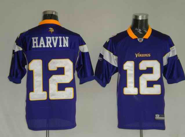 Minnesota Vikings 12 Percy Harvin Purple Jerseys